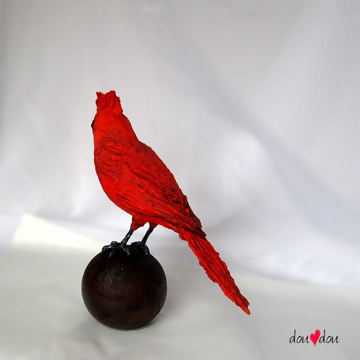Cardinal Sculpture