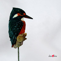Kingfisher Bird Sculpture