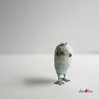 baby bird sculpture