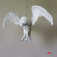 Hanging Owl Sculpture